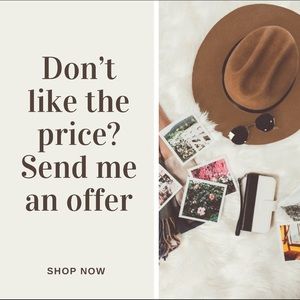 Feel free to send me your best offer